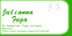 julianna fuga business card